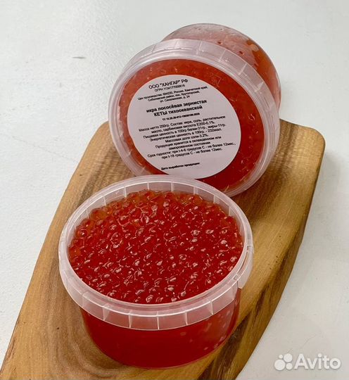 Красная икра кеты