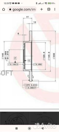 Тормозные диски renault logan