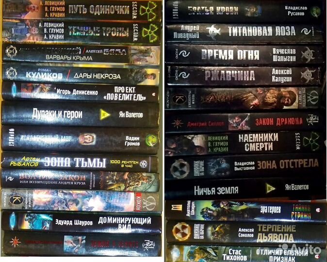 Серии Сталкер, Метро 2033 и др