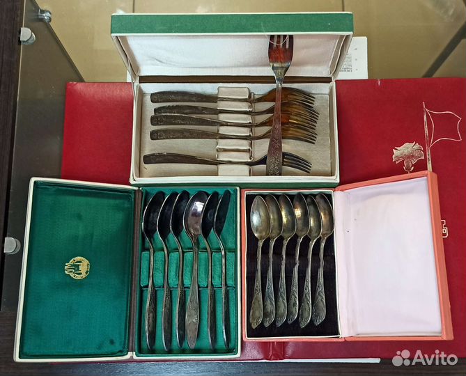 Комплект вилок, ложек мнц новые СССР