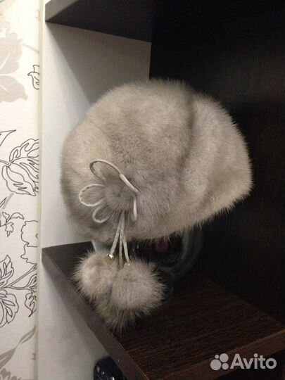 Шуба мутоновая и шапка норковая