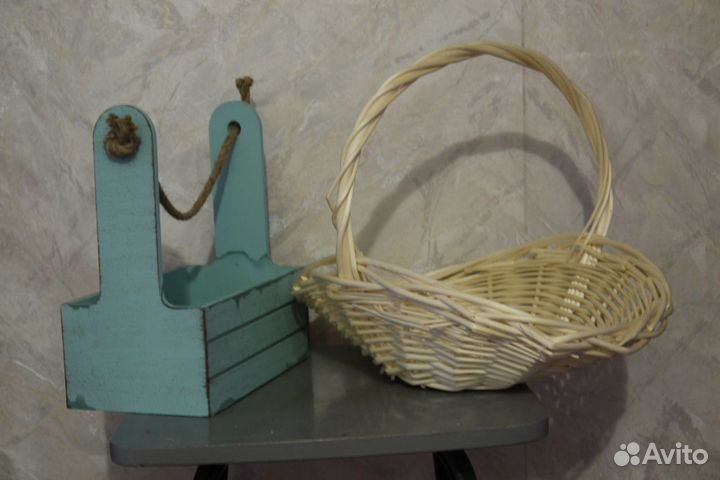 Корзиночки из бересты и соломки. Кашпо