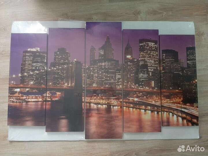 Картина модульная 125 см на 80 cм