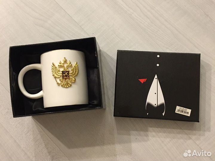 Кружка с гербом России