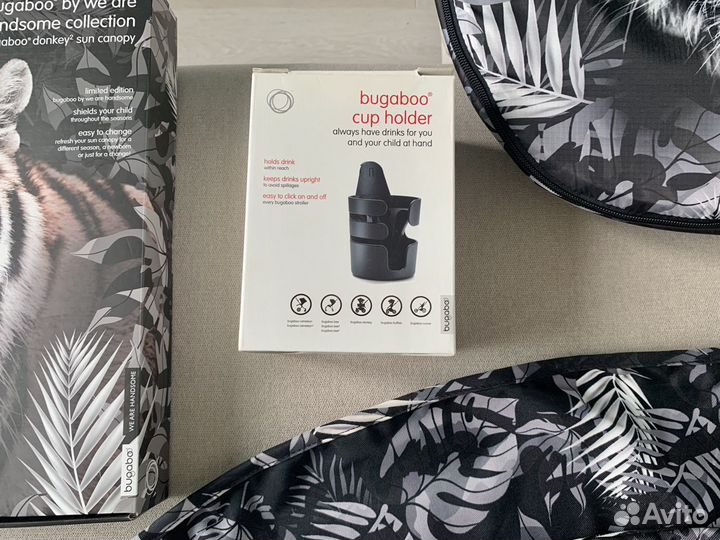 Капюшон Bugaboo Donkey We are Handsome с тигром