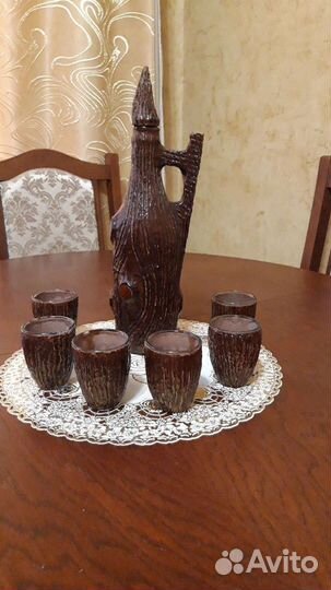 Кувшин и стаканы,коньячный набор