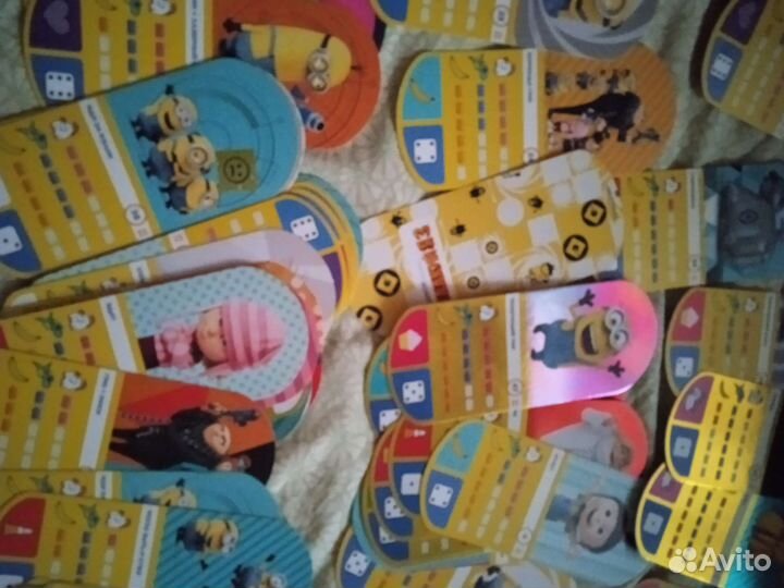 Карточки из магнита миньоны