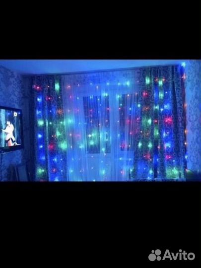 Гирлянды штора
