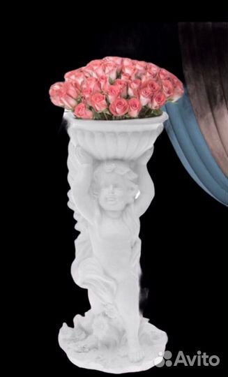 Ангел подставка для кашпо 52 см