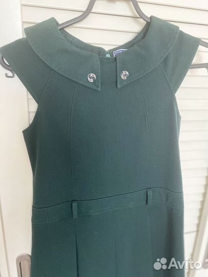 Сарафан Skylake школьный зеленый 146 см 36 размер