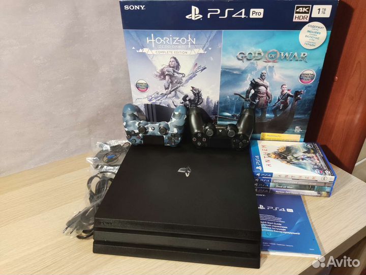 SonyPlayStation 4Pro 1TB NEW+Игры