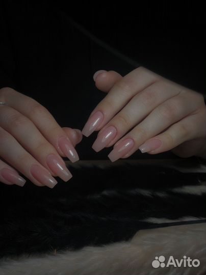 Маникюр наращивание