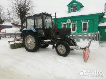 Услуги трактор мтз с ковш, отвал и щетка