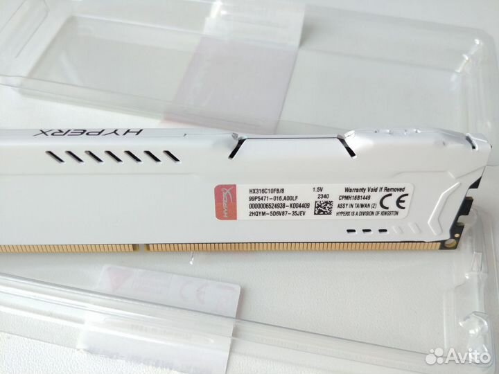 Kingston HyperX fury DDR3 8 GB (новая)