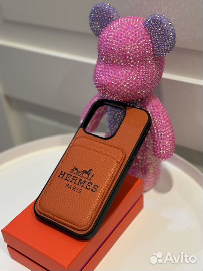 Чехол Hermes на iPhone 13 pro,14 pro,15 pro