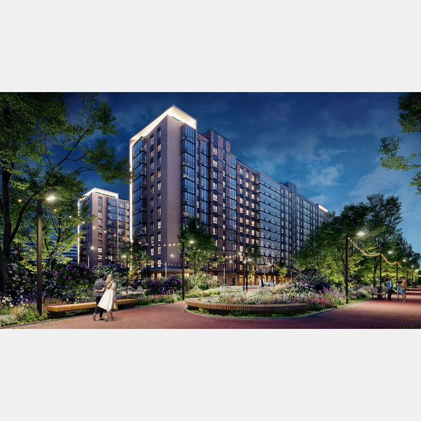1-к. квартира, 42,3 м², 5/12 эт.