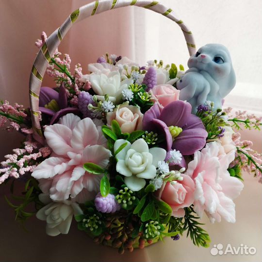 Букет в корзине к дню матери
