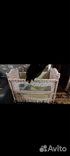 Детская кровать манеж с матрасом