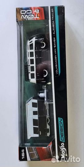 Машинка VW Т1 с прицепом Maisto