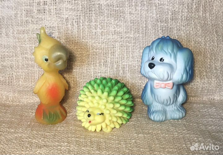 Резиновые игрушки СССР