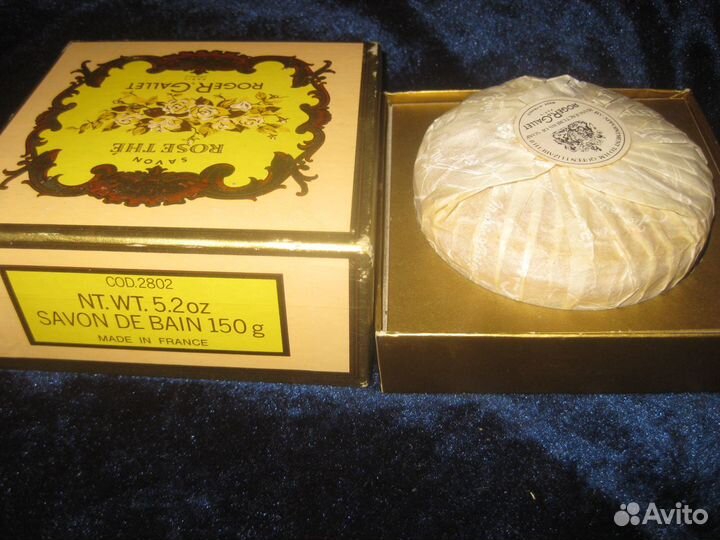Мыло Roger & Gallet Франция. savon rose THE. Чайна