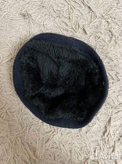Зимняя мужская шапка синяя