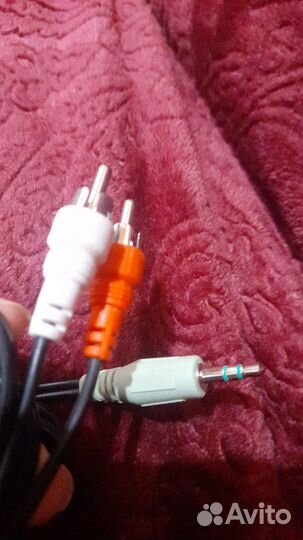 Аудио кабель AUX тюльпаны 3,5мм - 2 RCA