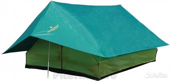 Классическая двухместная палатка с тентом