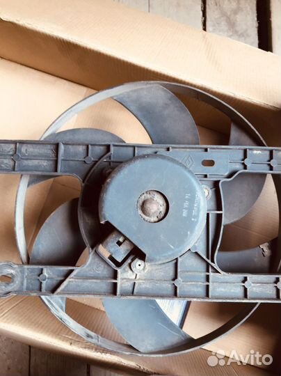 Вентилятор охлаждения renault logan 1