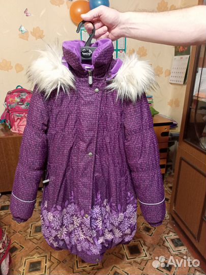 Пальто для девочки 140 зима