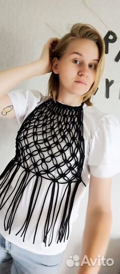 Топ-сетка макраме