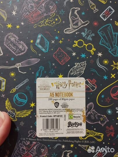 Wizarding world Harry Potter блокнот