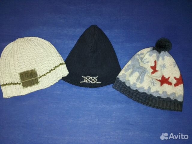 Шапки детские 3 шт