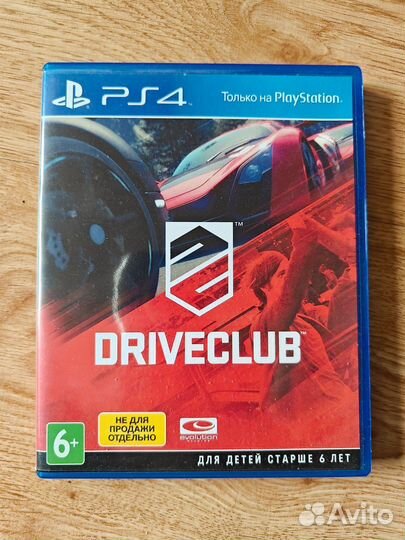 Driveclub PS4 (PS5 совм.)отличное состояние