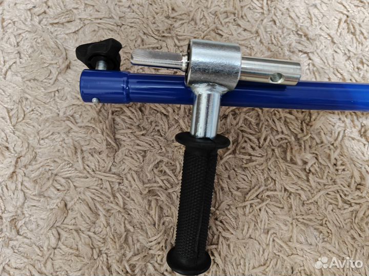 Ледобур шнек 130 с переходником.Новый