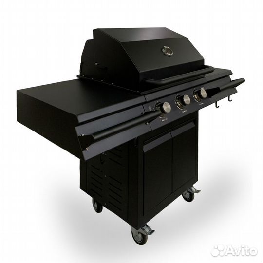 Гриль газовый B-Fire Bizon Black 3