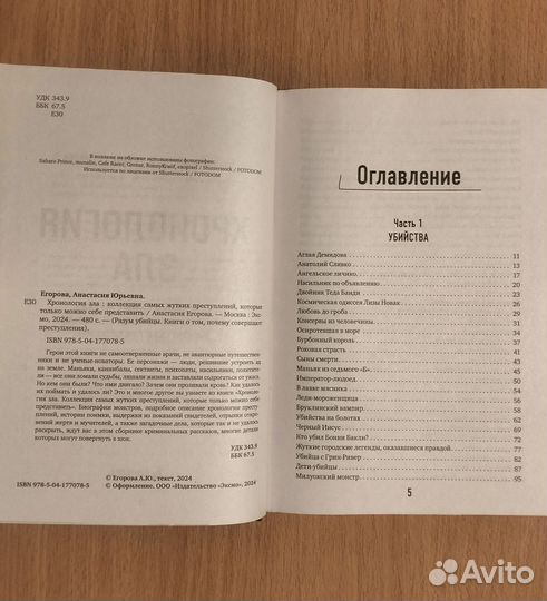 Анастасия Егорова. Хронология зла. Преступления