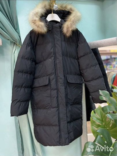 Куртка пуховик длинная