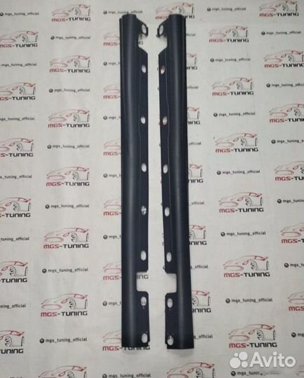 Пороги на Mercedes Benz s-class amg стиль long 221