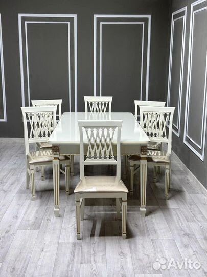 Стол со стульями в наличии\оплата при получении