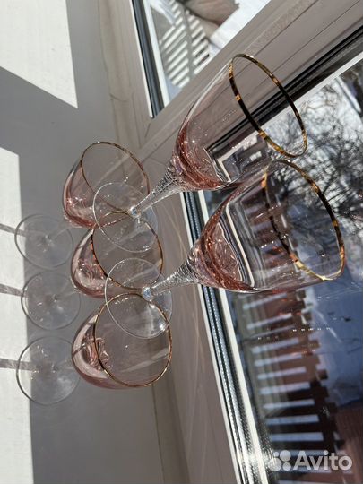 Фужеры бокалы Богемия