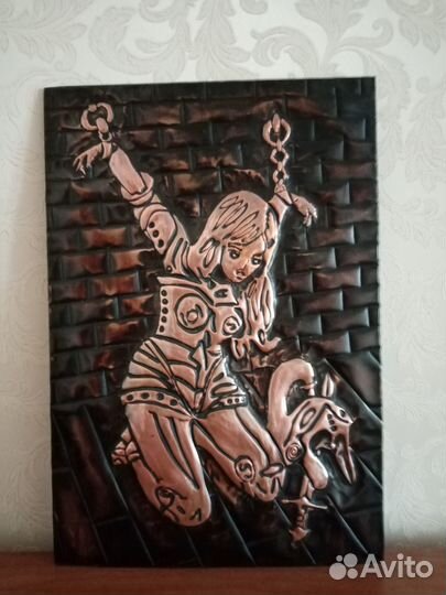 Чеканки панно СССР, чеканка медная