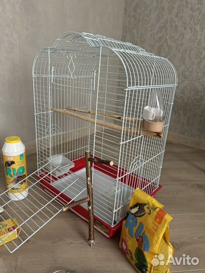 Клетка для птиц (для среднего попугая)