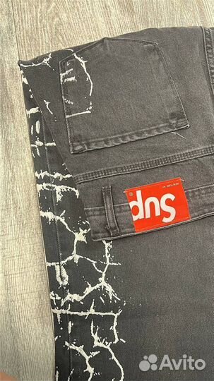 Джинсы Supreme Shibori Loose эксклюзив