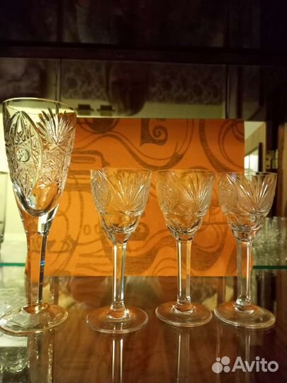 Рюмка, стопка хрусталь СССР