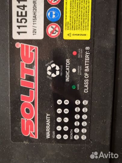 Аккумулятор solite 115 korea
