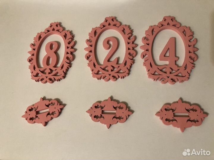 Номера на стол