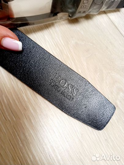Муж.ремень Hugo boss.нат.кожа.новый