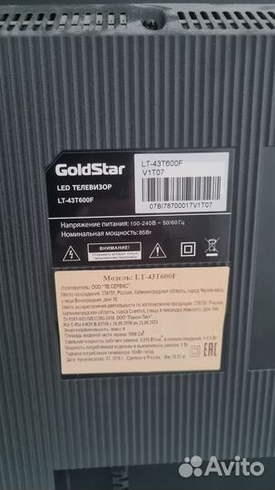 Телевизор Goldstar LT-43T600F