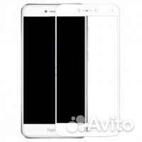 Защитное стекло 9D для Huawei Honor 8 Lite (белый)